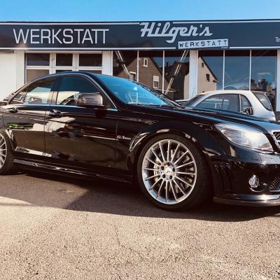 C63, AMG, AMG Pflege, uni schwarz polieren - Autoaufbereitung Solingen